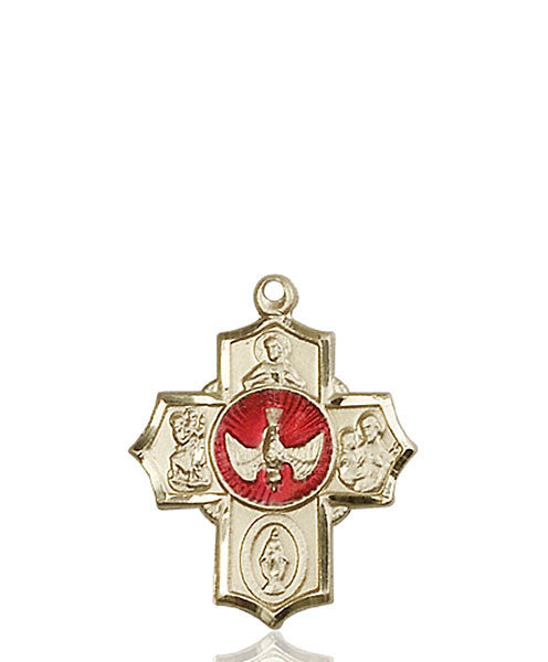 14kt Gold 5-Way Medal