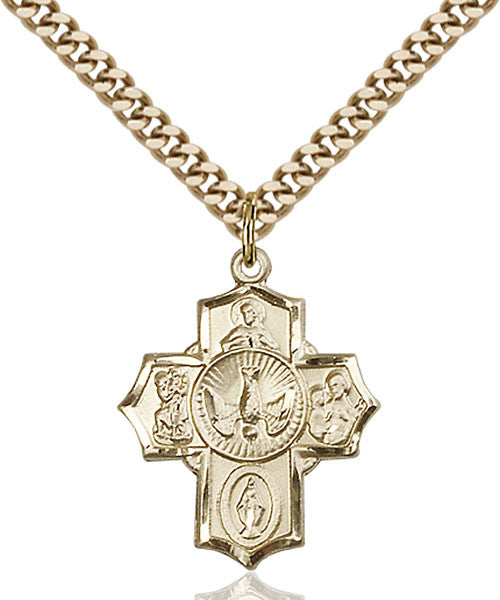 Gold Filled 5-Way Pendant
