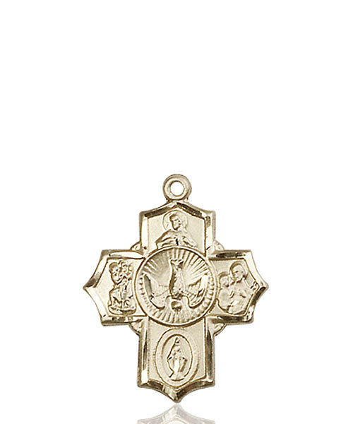 14kt Gold 5-Way Medal