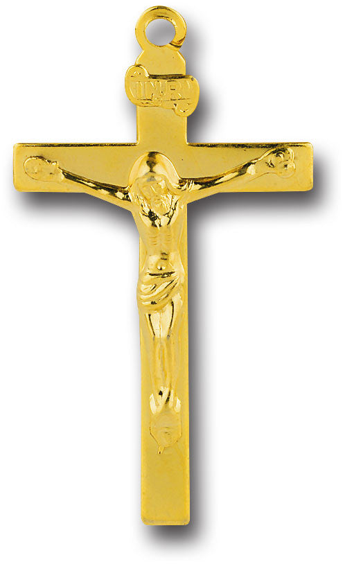 Gold 2.5" Crucifix