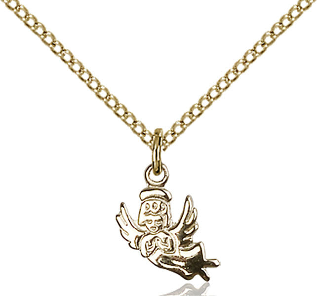 Gold Filled Angel Pendant
