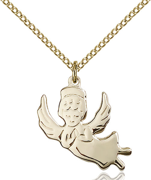 Gold Filled Angel Pendant