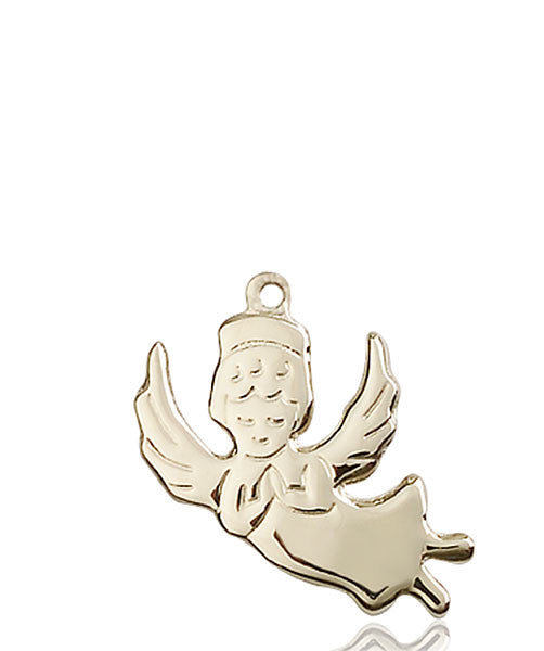 14kt Gold Angel Medal