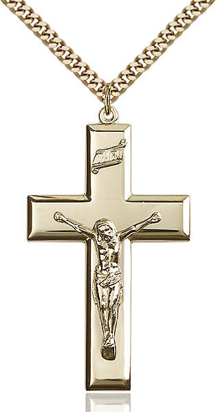 Gold Filled Crucifix Pendant