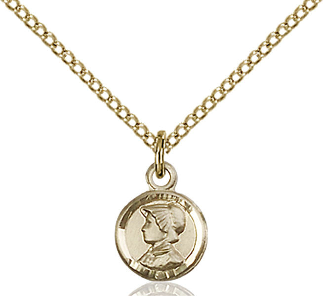 Gold Filled St. Elizabeth Ann Seton Pendant