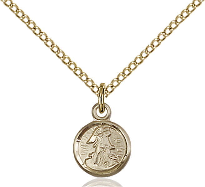 Gold Filled Guardian Angel Pendant