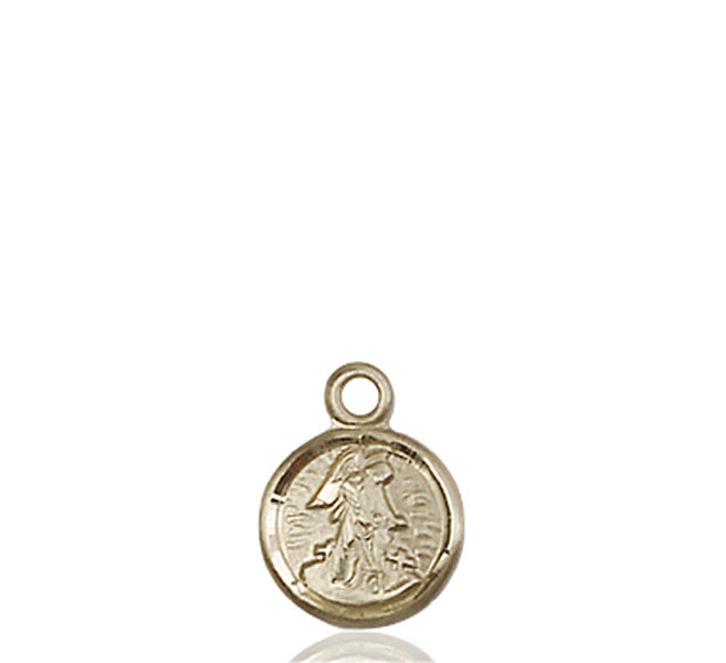 14kt Gold Guardian Angel Medal