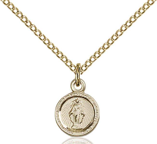 Gold Filled Miraculous Pendant
