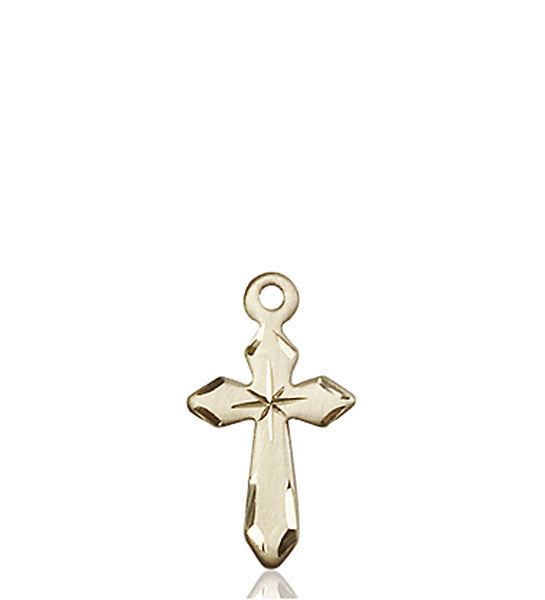 14kt Gold Cross Medal