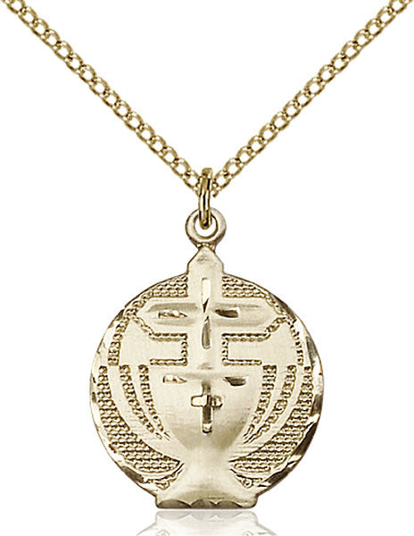 Gold Filled Communion Pendant