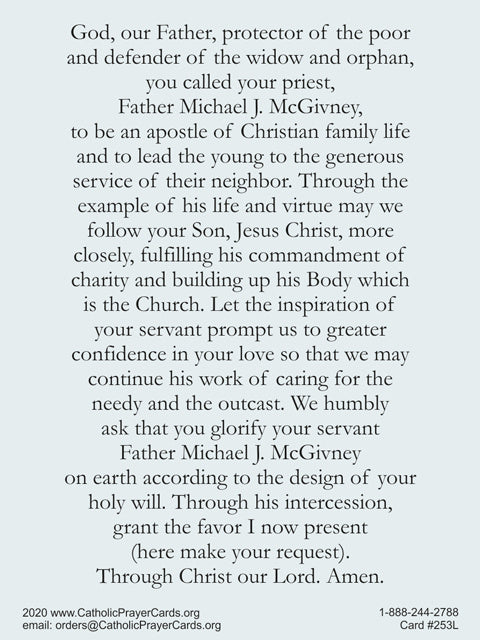 Blessed Michael McGivney Beatification