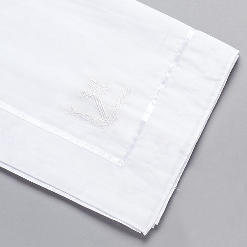 Embroidered Baptism Blanket 44"L