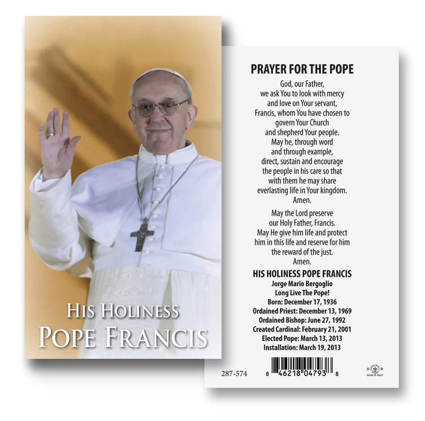 Oración por el Papa Francisco
