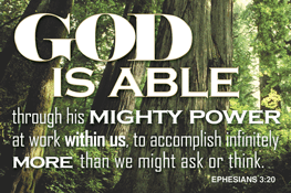 God is able