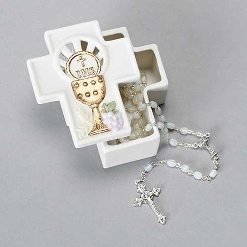 First Communion Chalice Keepsake Box