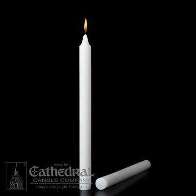 Stearine Altar Candles Long 2'S | 7/8 x 22-1/4