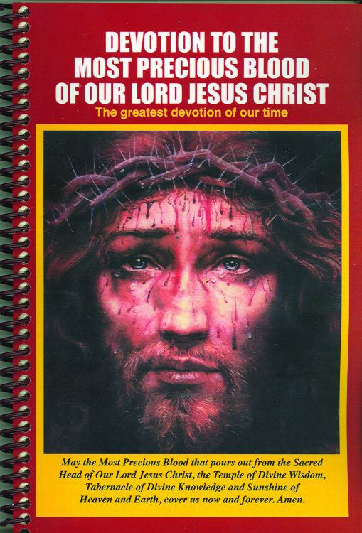 Devotion Most Precious Blood Our Lord Jesus Christ