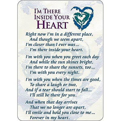 There In Heart Prayer Card