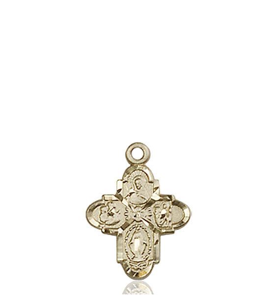14kt Gold 4-Way Medal