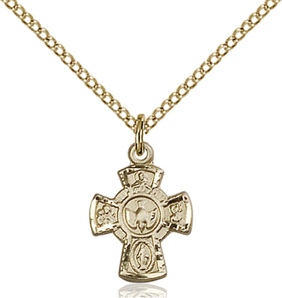 Gold Filled 5-Way Pendant
