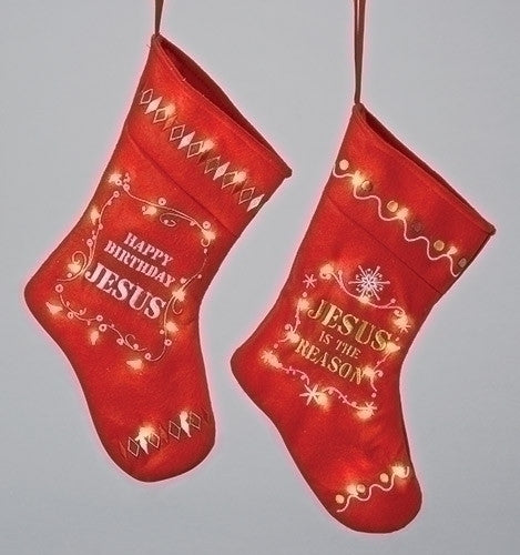 Jesus Stocking LED