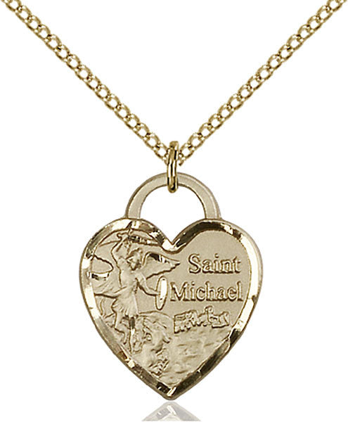 Gold Filled St. Michael the Archangel Pendant