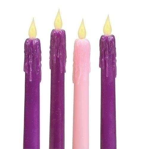 LED Advent Candles 10.25"