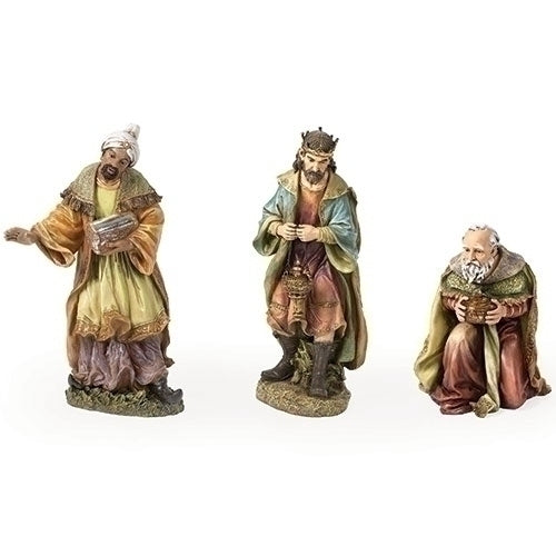 Nativity, Three Kings FIgure, 3 Piece Set, Colored, Indoor/Outdoor [27" Scale]