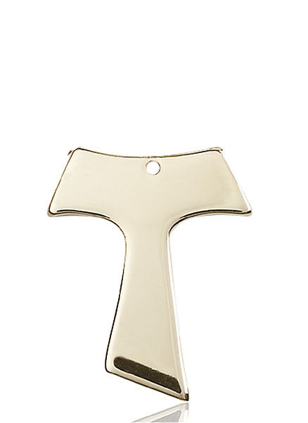 14kt Gold Tau Cross Medal