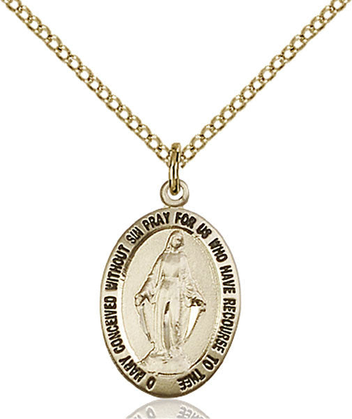 Gold Filled Miraculous Pendant