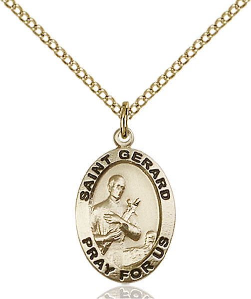 Gold Filled St. Gerard Majella Pendant