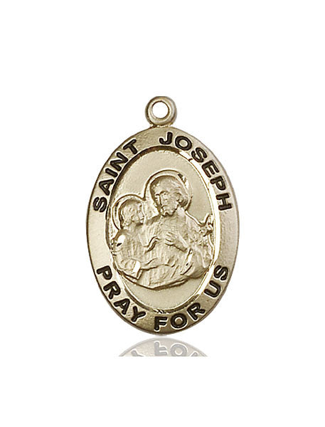 14kt Gold St. Joseph Medal