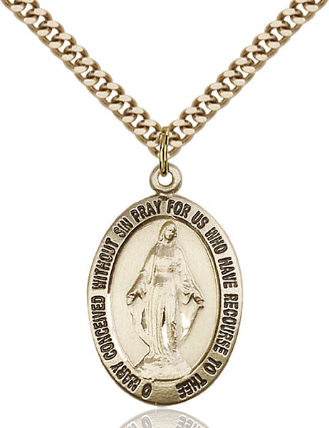 Gold Filled Miraculous Pendant