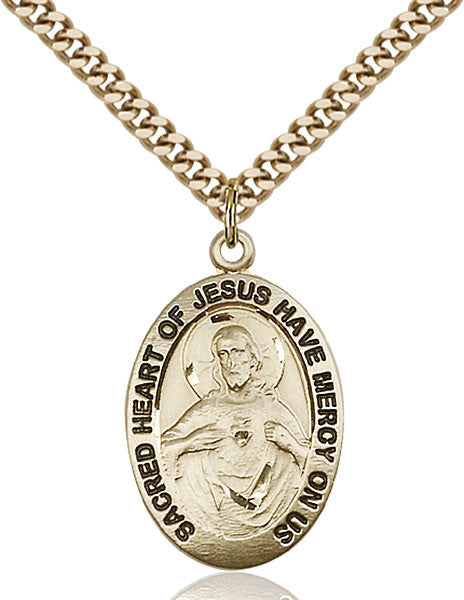 Gold Filled Scapular Pendant
