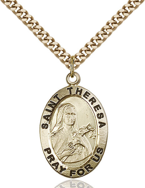Gold Filled St. Theresa Pendant