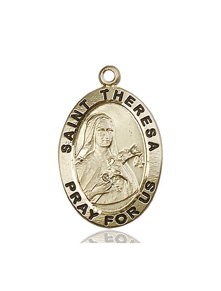 14kt Gold St. Theresa Medal