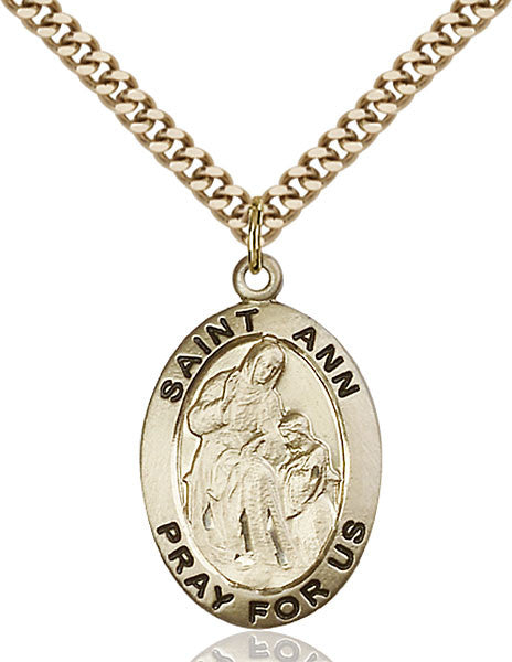 Gold Filled St. Ann Pendant