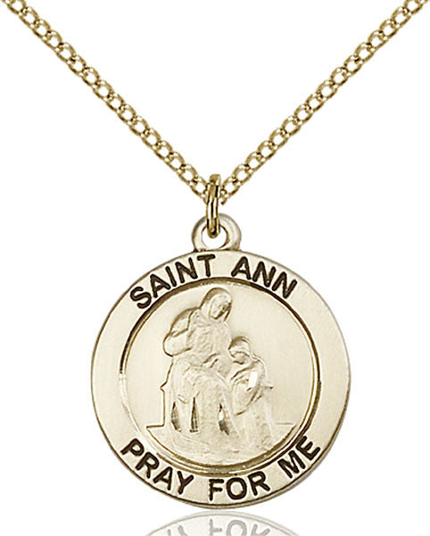 Gold Filled St. Ann Pendant