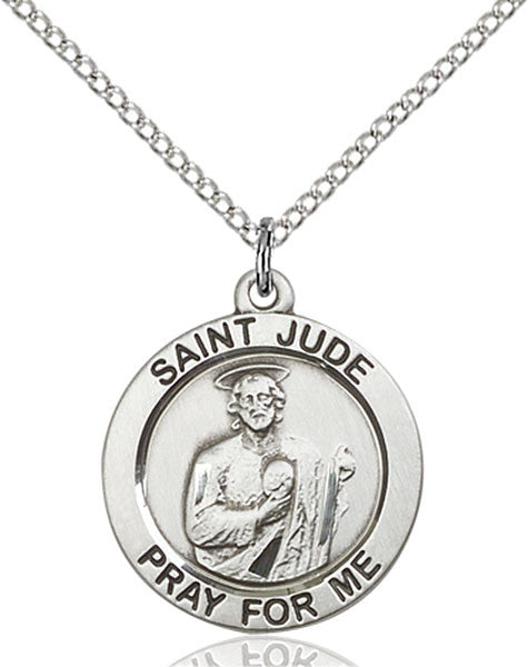 Sterling Silver St. Jude Pendant