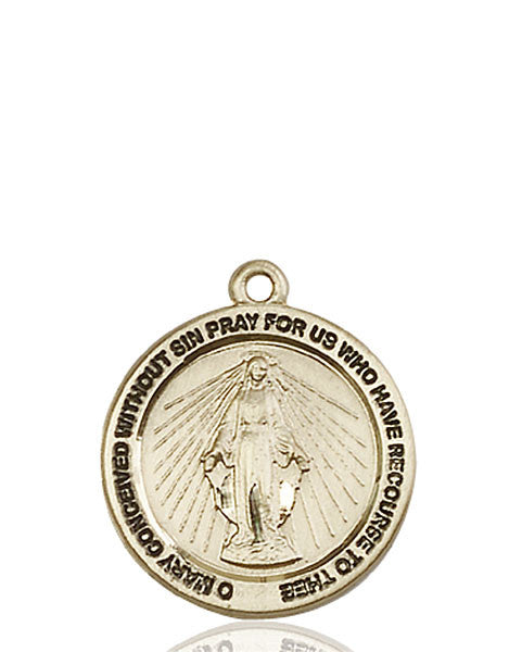 14kt Gold Miraculous Medal