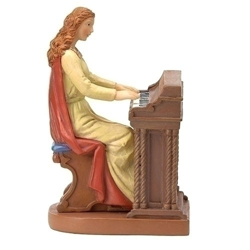 Figura/Estatua de Santa Cecilia, 3.5"