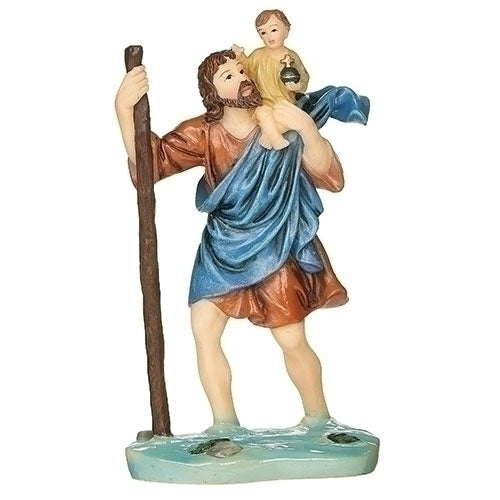 St. Christopher Figure/Statue, 4.25"
