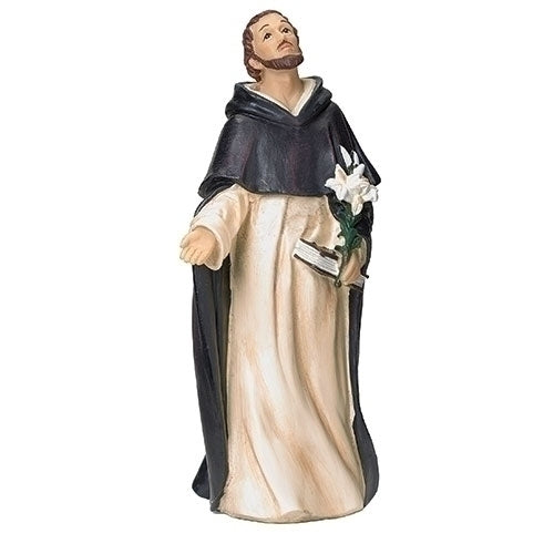 Figura/estatua de Santo Domingo, 3.5"