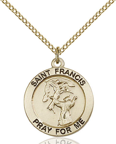 Gold Filled St. Francis Pendant