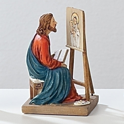 Figura/estatua de San Lucas el evangelista, 3.5"