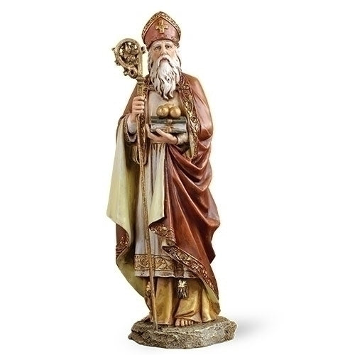 Figura/estatua de San Nicolás, 10.5"