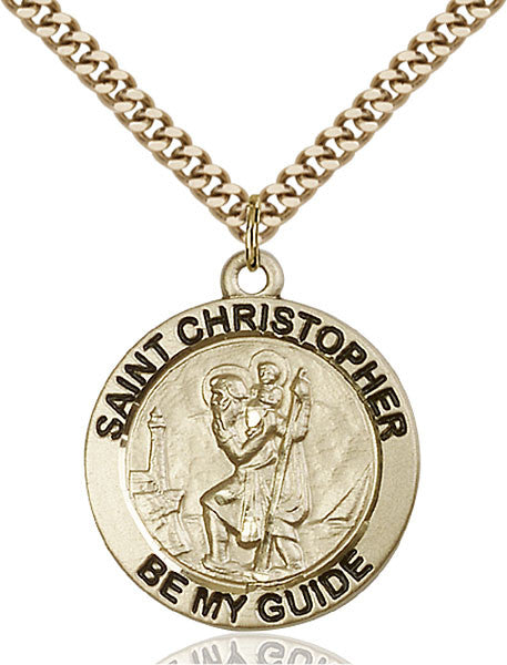 Gold Filled St. Christopher Pendant