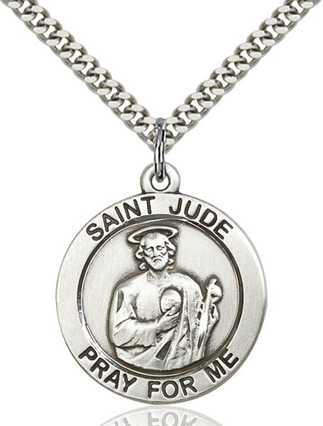 Sterling Silver St. Jude Pendant