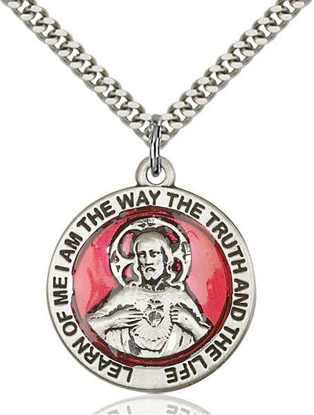 Sterling Silver Scapular Pendant