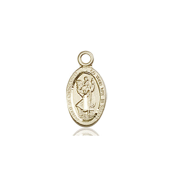 14kt Gold St. Christopher Medal
